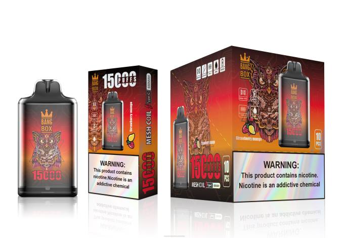 Vape بالجملة - Bang Box s1-15000 نفث مانجو الفراولة H2V6101