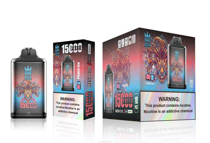 شراء Vape بالجملة - Bang Box s1-15000 نفث جليد الخوخ H2V6102