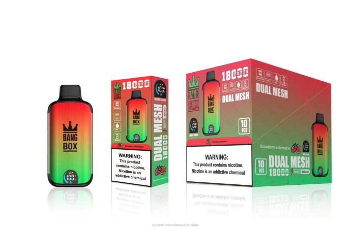 Vape Saudi Arabia - Bang Box 18000 نفث الفراولة والبطيخ H2V688