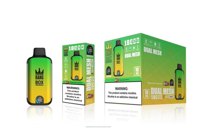 Vape Saudi Arabia Online - Bang Box 18000 نفث مانجو خوخ بطيخ H2V689