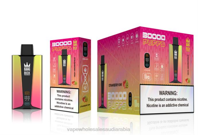 Vape Saudi Arabia Online - Bang Box شاشة سمارت 30000 نفخة كيوي فراولة H2V674