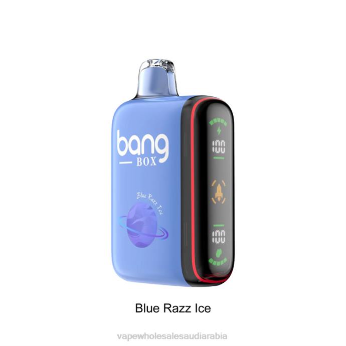 Vape Saudi Arabia Online - Bang Box 9000-18000 نفث عرض الطاقة الذكي الجليد الأزرق H2V626