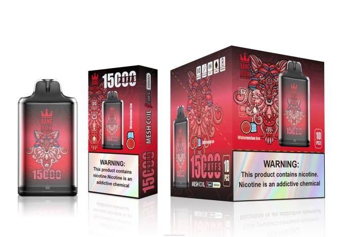 Vape Wholesale Saudi Arabia - Bang Box s1-15000 نفث ثلج البطيخ H2V6106