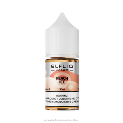 الجليد الخوخ ELFBAR ELFLIQ Nic Salt 30ml 68V622