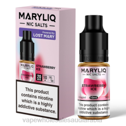 السجائر الإلكترونية الخطوط السعوديةة | 66TX457 جليد الفراولة LOST MARY MARYLIQ أملاح النيكوتين - 10 مل - 20 ملغ