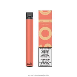 السجائر الإلكترونية الخطوط السعوديةة - Solo vape القابل للتصرف نعناع الخوخ F0FT86