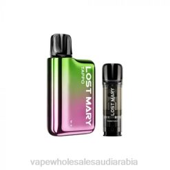 السجائر الإلكترونية الخطوط السعوديةة | 66TX437 أخضر وردي × بطيخ LOST MARY Tappo عدة جراب