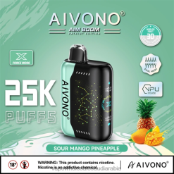 السجائر الإلكترونية الخطوط السعوديةة - Aivono AIM BOOM 25000 الأناناس المانجو الحامض 428Z2351