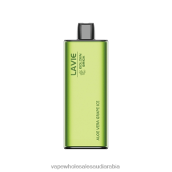 السجائر الإلكترونية الخطوط السعوديةة - الصبار العنب الجليد LAVIE GOLDEN BRICK 10000 نفث 0HF6651