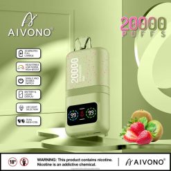 السجائر الإلكترونية الخطوط السعوديةة - Aivono AIM magic 20000 كيوي فراولة 428Z281