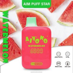 السجائر الإلكترونية الخطوط السعوديةة - Aivono AIM PUFF STAR 6500 بطيخ 428Z2291