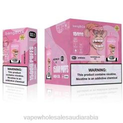 السجائر الالكترونية بدون نيكوتين | 66TX139 ثلج البطيخ Bang Box 15000