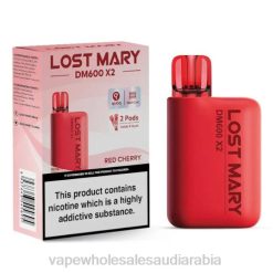 السجائر الالكترونية بدون نيكوتين | 66TX479 الكرز الأحمر LOST MARY DM600 X2