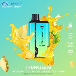السجائر الالكترونية في المطار | 66TX228 الأناناس الحامض Hayati Pro Ultra