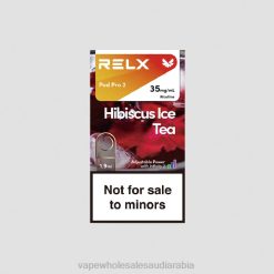 السجائر الالكترونية في المطار | 66TX248 شاي الكركديه المثلج RELX Pod Pro 2