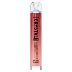 السجائر الالكترونية في المطار | 66TX268 التوت البري الكرز SKE Crystal Bar فيب 600 سحبة