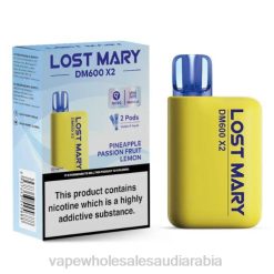 السجائر الالكترونية في المطار | 66TX478 أناناس باشن فروت ليمون LOST MARY DM600 X2