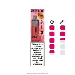 السجائر الالكترونية في المطار - البطيخ (الثلج) RELX MagicGo 4000 سيجارة يمكن التخلص منها 04N667