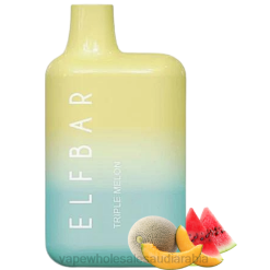 السيجارة الإلكترونية الأصلية | 66TX311 البطيخ الثلاثي ELFBAR BC5000