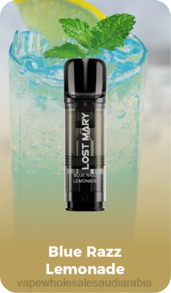 السيجارة الإلكترونية الأصلية | 66TX421 عصير الليمون الأزرق LOST MARY Tappo القرون البديلة المملوءة مسبقًا