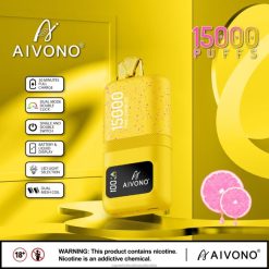 السيجارة الإلكترونية الأصلية - Aivono AIM magic 15000 ثلج ليمون وردي 428Z261