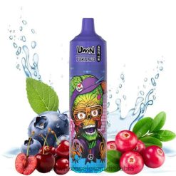 السيجارة الإلكترونية الأصلية - UWIN CRYSTAL 35 ألف سيجارة يمكن التخلص منها التوت البري الكرز 428Z2391