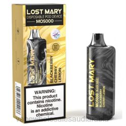 السيجارة الإلكترونية الجديدة | 66TX343 ليمون الكرز بلاك بيري LOST MARY MO5000 الذهب الأسود 10 مل