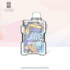 السيجارة الإلكترونية الجديدة - البرقوق الخوخ LAVIE NIO BOX 9000 نفث 0HF66198