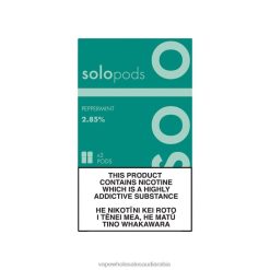 السيجارة الإلكترونية الجديدة - Solo جراب بديل 2-pack النعناع F0FT863