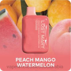 السيجارة الإلكترونية للبيع | 66TX495 الخوخ والمانجو والبطيخ LOST MARY OS5000