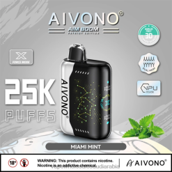 السيجارة الإلكترونية للبيع - Aivono AIM BOOM 25000 ميامي النعناع 428Z2349