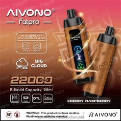 السيجارة الإلكترونية للبيع - Aivono Fatpro 22000 توت الكرز 428Z24