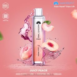 السيجارة الإلكترونية والجنس | 66TX162 عصير الخوخ Hayati Pro Max 4000