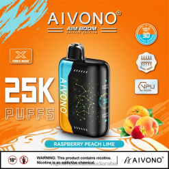 السيجارة الالكترونية - Aivono AIM BOOM 25000 التوت الخوخ الجير 428Z2350