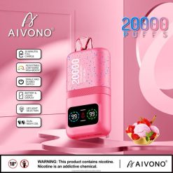 السيجارة الالكترونية - Aivono AIM magic 20000 آيس كريم الفراولة 428Z280