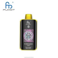 شراء Vape بالجملة - الخوخ والمانجو والبطيخ Fumot Tornado 25000 سيجارة يمكن التخلص منها D880Z9