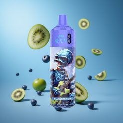 JNR Alien 10000 Puffs بخاخ توت أزرق وكيوي مع شحن سريع Type-C وإضاءة LED