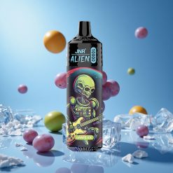 JNR Alien 10000 Puffs بخاخ عنب الجليد مع شحن سريع Type-C وإضاءة LED