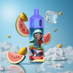 JNR Alien 10000 Puffs سيجارة إلكترونية بطعم البطيخ البرازيلي الجليدي مع شحن سريع Type-C وإضاءة LED (RGB)