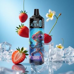 JNR Alien 10000 Puffs فراولة توت أحليمثلج بسعة بطارية 850mAh وإضاءة LED