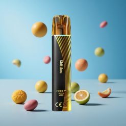 JNR Black&Golden 600+200 نفخة سكيتلز بخاخ قابل للتصرف 2مل سائل إلكتروني