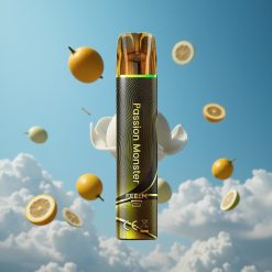 JNR Black&Golden 600+200 نفخة سيجارة إلكترونية قابلة للتصريف 2 مل بايونير مونستر