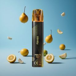 JNR Black&Golden 600+200 Puffs سيجارة إلكترونية للاستخدام مرة واحدة سعة 2 ملليلتر