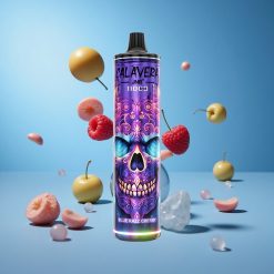 JNR Calavera 11000 Puffs سيجارة إلكترونية للاستخدام مرة واحدة توت أزرق وكرز مع شاحن Type-C