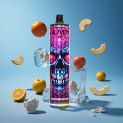 JNR Calavera 11000 Puffs سيجارة إلكترونية يمكن التخلص منها التنين الأسود الجليد مع منفذ شحن Type-C