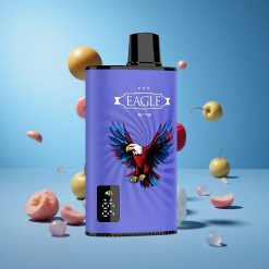 JNR EAGLE Smart 23000 Puffs سيجارة إلكترونية للاستخدام مرة واحدة توت أزرق وكرز مع شاشة رقمية