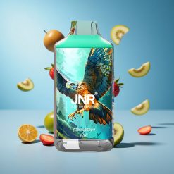 JNR Falcon 16000 Puffs فيب قابل للتخلص بنكهة الفراولة والكيوي بسعة 22 مل و شاشة LED ذكية