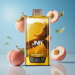 JNR Falcon Pro 28000 بخاخة نيكوتين بنكهة الخوخ العصيري وشاشة ذكية
