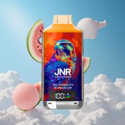 JNR Falcon X 18000 Puffs سيجارة إلكترونية بطعم بطيخ وعلكة بشاشة رقمية وسعة بطارية 750 مللي أمبير