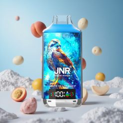 JNR Falcon X 18000 Puffs White Peach Razz سعة السائل 24مل وشاشة رقمية